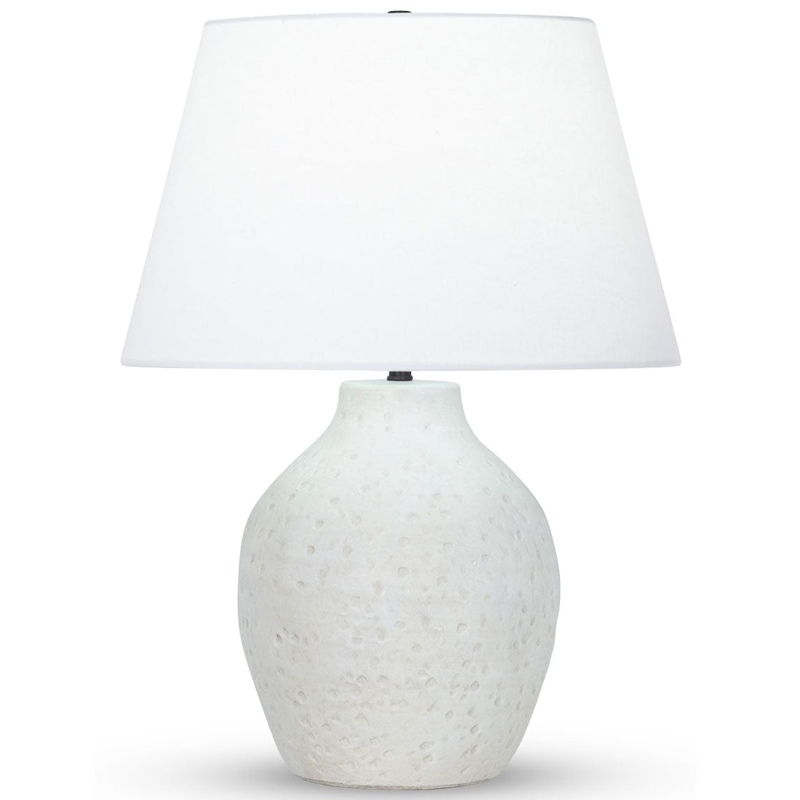 SMALL WHITE CERAMIC LAMP 7