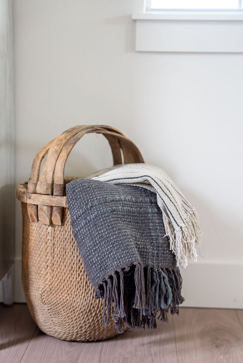 TALL HANDLE BASKET