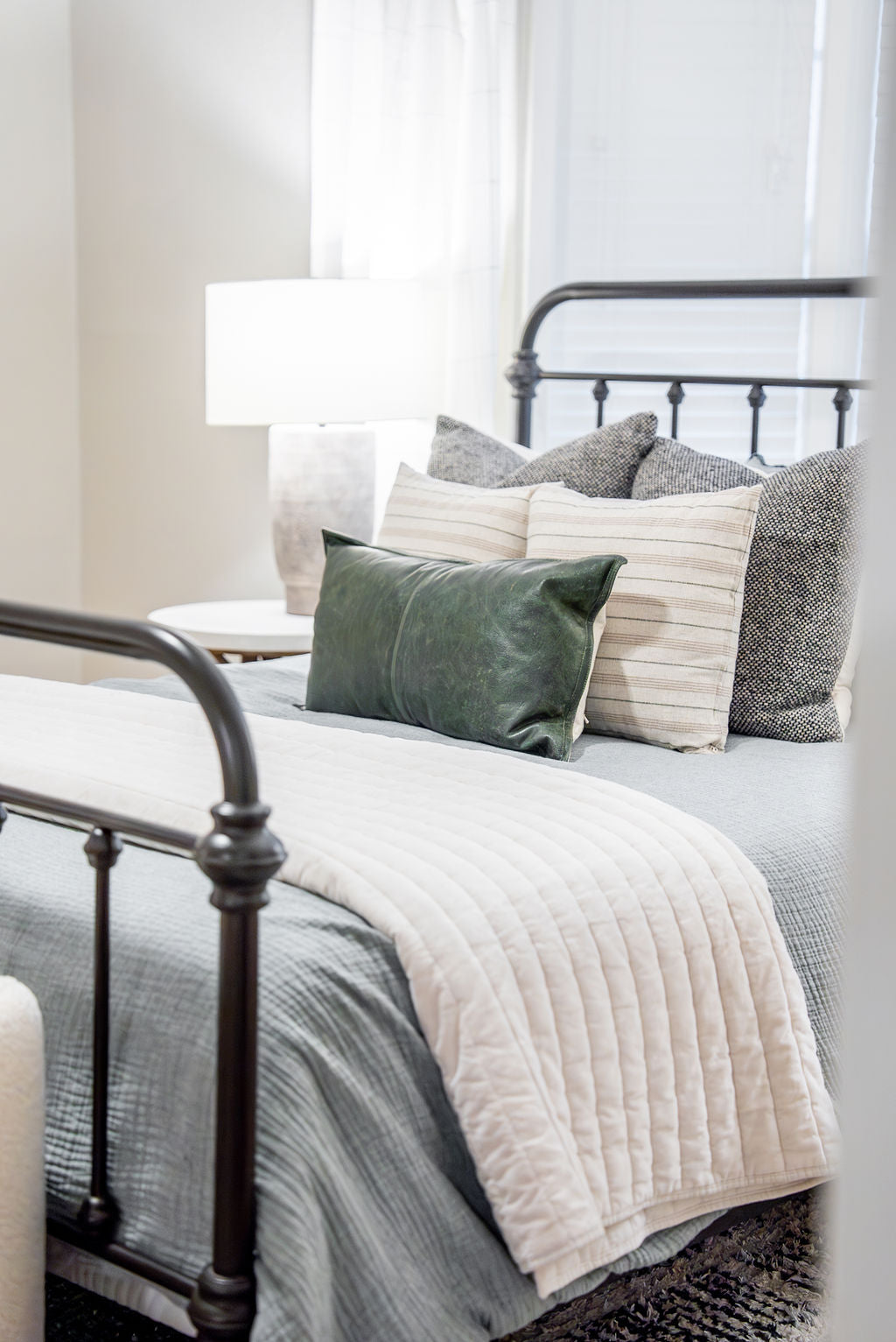 LEATHER 14"X26" PILLOW