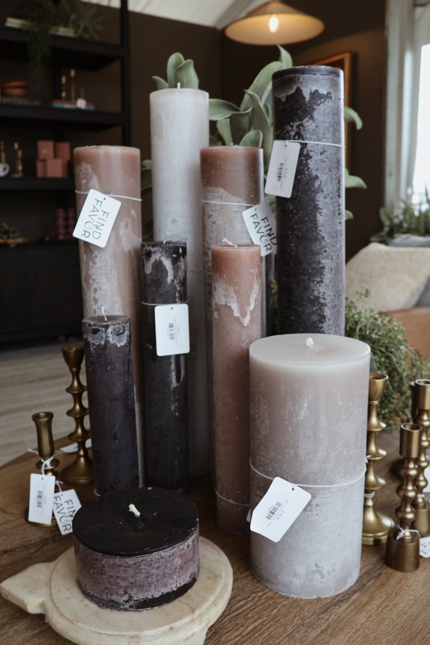 6"D X 2.75"H PILLAR CANDLE