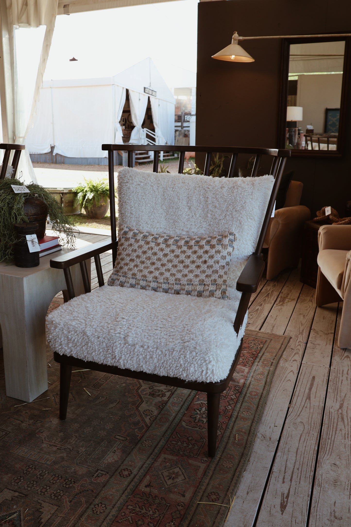 SLATE/MULTI-COLOR 13"X21" PILLOW