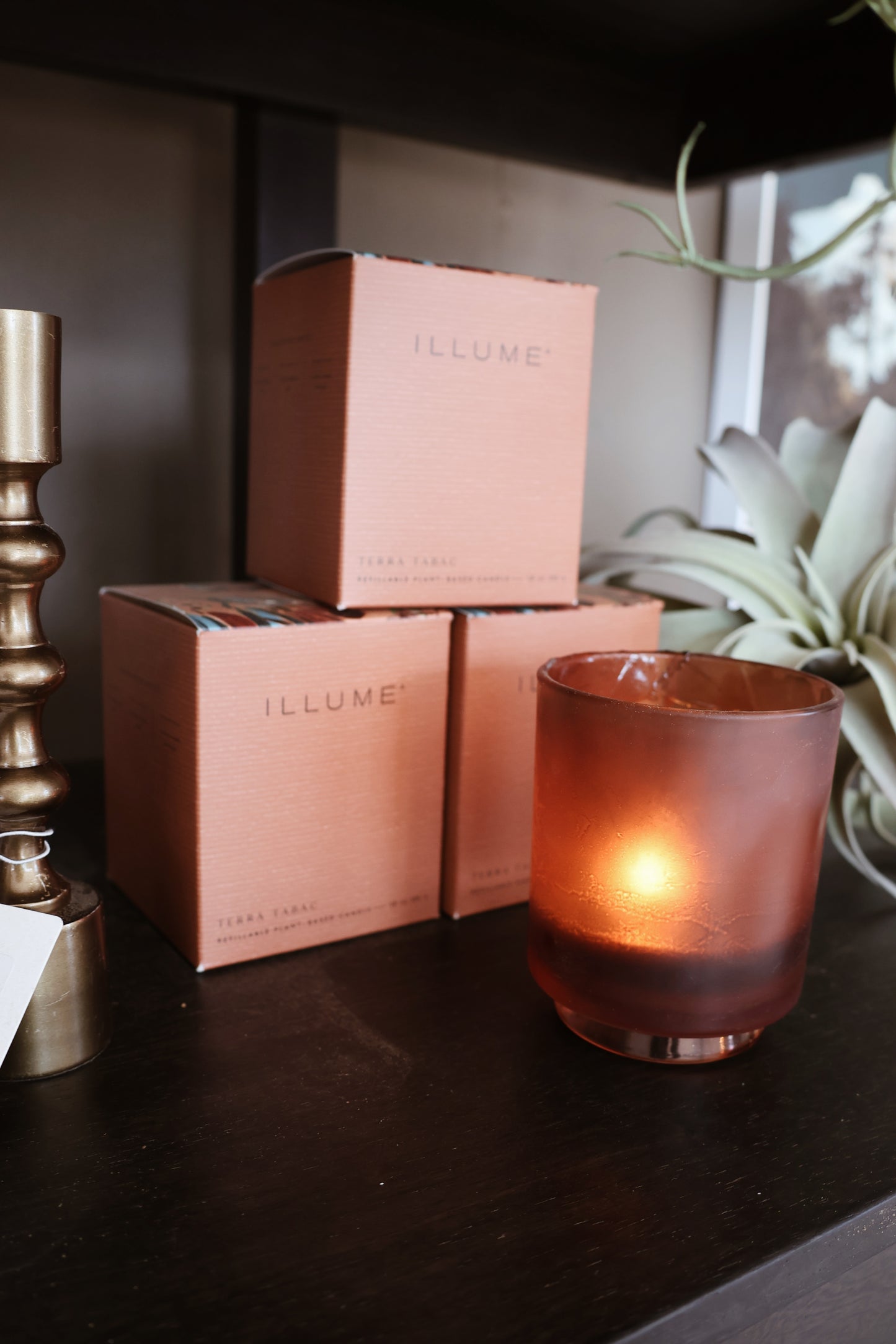 TERRA TOBAS BOXED GLASS CANDLE