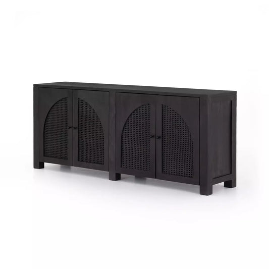 TILDA SIDEBOARD-BLACK WASH MANGO