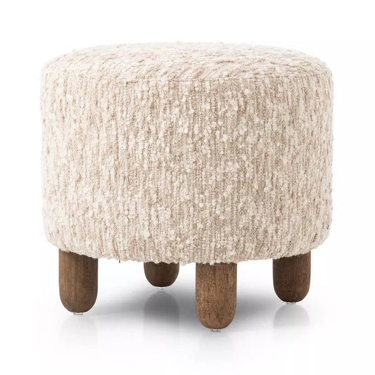 ANISTON OTTOMAN-23"-SOLEMA CREAM