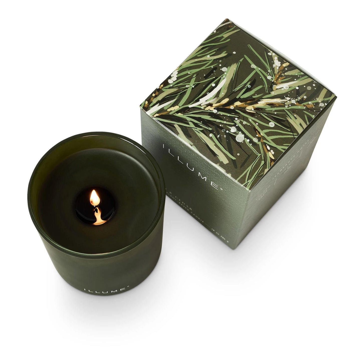 BALSAM & CEDAR BOXED GLASS CANDLE