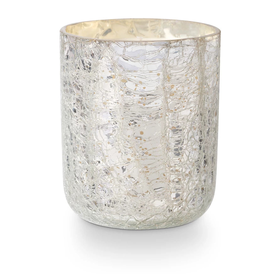 NORTH STAR CRACKLE GLASS BOXED CANDLE