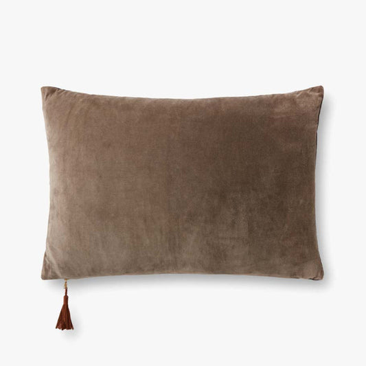 MOCHA/PLUM 16"X26" PILLOW