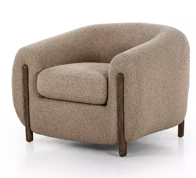 LYLA CHAIR-SHEEPSKIN CAMEL