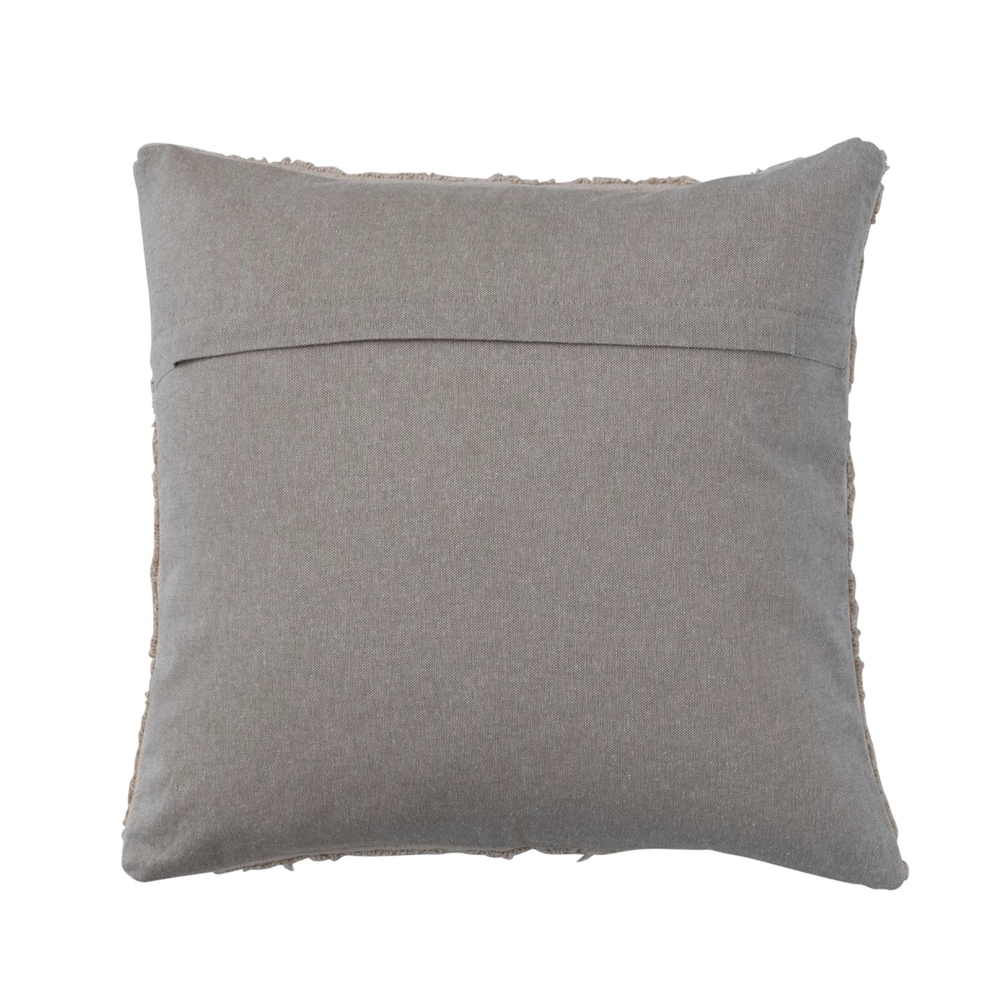 CREAM TUFTED 18"X18" PILLOW