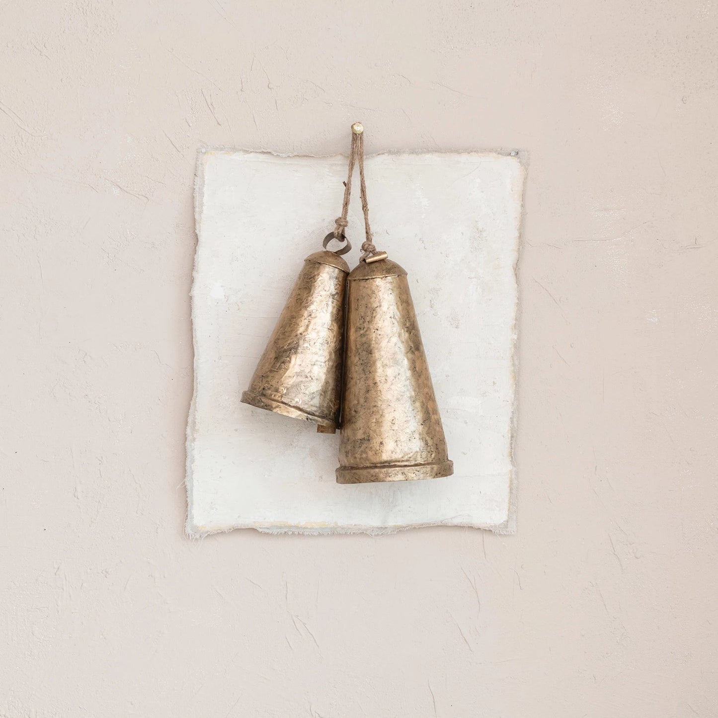 LARGE ANTIQUE BRASS BELL